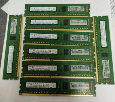 8x HP 500209-161 2GB 2Rx8 PC3-10600E DDR3 1333MHz ECC Server Modules - Image 1 of 2