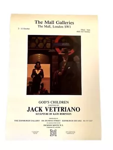 Jack Vettriano The Mall Galleries poster 1992 - Picture 1 of 2