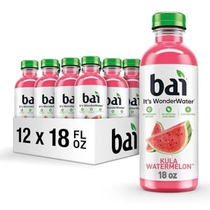 Bai Antioxidans Kula Wassermelone Infused Water Beverage, 18 Oz (12er Pack) - Bild 1 von 3