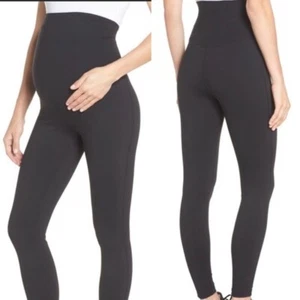 NEW Zella Mamasana Live In Maternity Ankle Legging in Black - Size S #730 - Picture 1 of 6