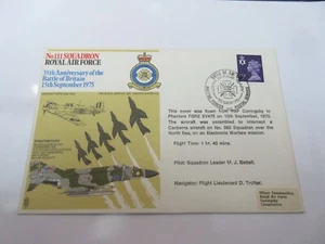 RAF SQUADRON FIRST DAY FLOWN COVERS 1970S HENDON No 111 SQUADRON - Picture 1 of 3