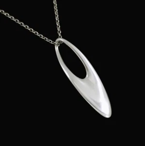 Georg Jensen. Sterling Silver Pendant #500 - Zephyr - Picture 1 of 6
