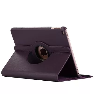 360 Rotating Leather Folio Case Cover Stand for iPad 234 Mini 1 2 3 4 5 Air 1 2 - Image 1 of 4