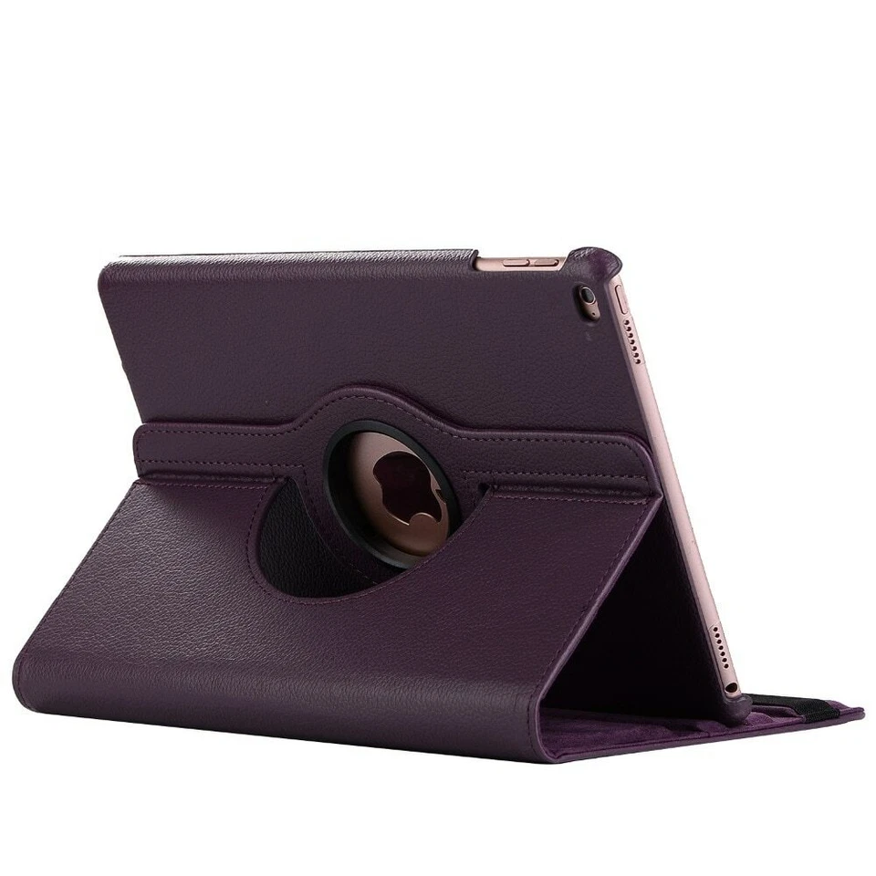 360 Rotating Leather Folio Case Cover Stand for iPad 234 Mini Air 9.7 10.2 10.5 - Image 1 of 1