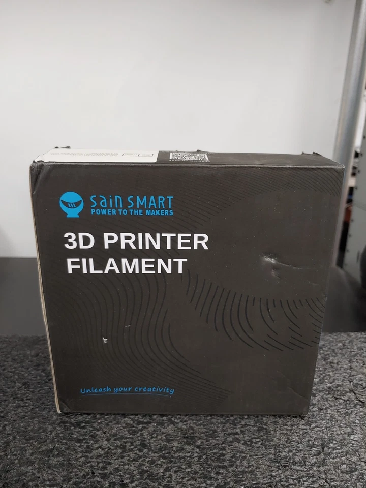 SAIN SMART 101-90-254 95A TPU Filament 1.75mm 0.25kg White 3D Printer Filament - Image 1 of 4