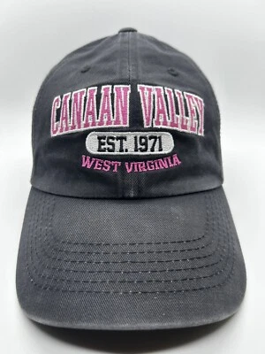 Canaan Valley West Virginia Est. Gorra 1971 adulto ajustable gris algodón Foto 1 de 4