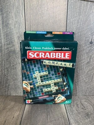 SCRABBLE KOMPAKT. SCRABBLE TRAVEL EDITION. FOREIGN LANGUAGE GERMAN VERSION. 2005 - Image 1 of 4