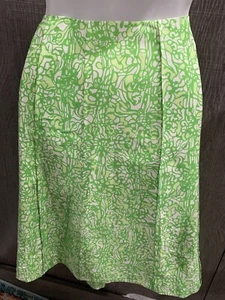 Peek & Peek Skirt Woman Size 10 Amelia Island Multi green Nwt - Picture 1 of 7