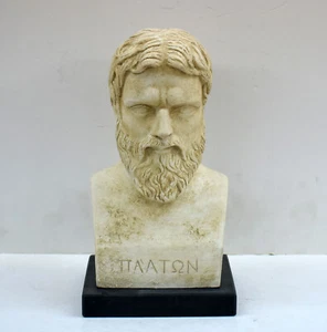 Busto de Platón - Filósofo griego - Estudiante de Sócrates - Maestro de Aristóteles - Imagen 1 de 5