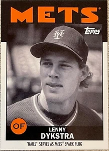 2021 Topps X Once Upon a Time in Queens Collectors Edition #6 Lenny Dykstra - Picture 1 of 3