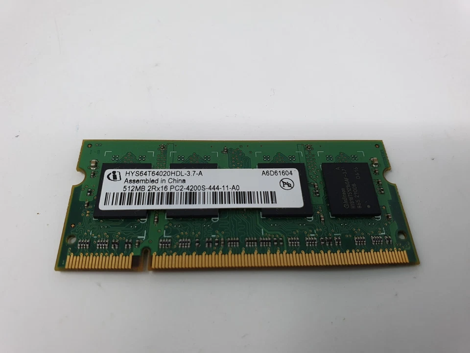 SONY PCG-7N2M VGN-FE21B RAM Memory 512MB PC2-4200s DDR2 Hynix HYS64T64020HDL - Image 1 of 4