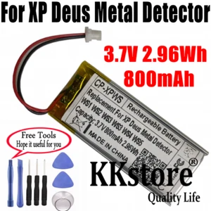 New 800mAh Battery Replacement For XP Deus Metal Detector WS1 WS2 WS3 WS4 WS5 - Picture 1 of 2