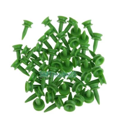 Bulk 50pc 1 inch 26mm Green Plastic Golf Tees Golfer Golfing Club Gifts New - Image 1 of 4
