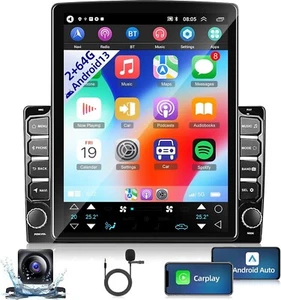 2+64G Android 13 Double Din Car Stereo with Wireless - Picture 1 of 6