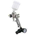 Pneumatic 0.8mm HVLP Gravity Feed Spray Gun with 125cc Cup