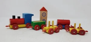 Lot Of Heros Wooden Train Sets pieces West Germany Circa 1970s  - Picture 1 of 15