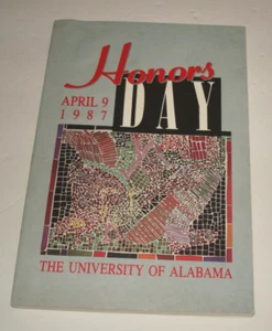Honors Day Program From The University of Alabama - 1987!!! - Picture 1 of 3