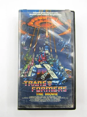 VTG The Transformers The Movie VHS Hard Case Kid Rhino Home Video Animated - Image 1 of 4