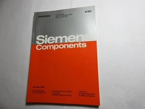 Czasopismo branżowe Siemens Components 6/1980 - Zdjęcie 1 z 1