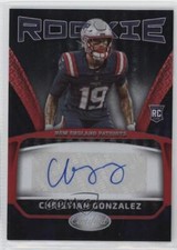 2023 Certified Mirror Red Etch 11/25 Christian Gonzalez #RS-22 Rookie Auto RC