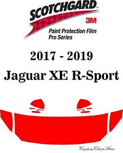 3M Scotchgard Paint Protection Film Pro Series 2017 2018 2019 Jaguar XE R-Sport