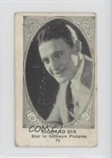 1921 American Caramel Movie Actors and Actresses Eighty Back Richard Dix #73 0b0