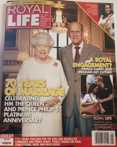 Royal Life Jan 2018 Issue 50 70 Years Of Marriage FREE SHIPPING - Picture 1 of 1