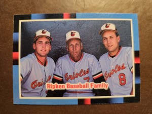 1988 Donruss - #625 Cal Ripken Sr., Billy Ripken (RC)