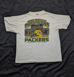 Vintage Greenbay Packers Superbowl LXXXI Shirt 1997 PowerPro - Bild 1 von 10