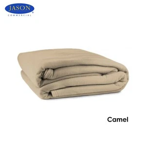 Polar Fleece Blanket Camel by Jason - Picture 1 of 2
