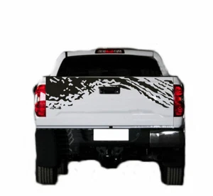 Graphic Vinyl Mud Splash Stripe Car Sticker For Toyota Tundra Tailgate Decal - Picture 1 of 5