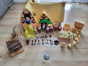 Disney Simba Playset Snow White Dwarf House Accessories Gnomes Rare Vintage - Picture 1 of 11