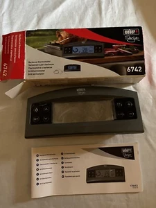 Weber 6742 Black Digital Display Probe Control Buttons Barbecue Thermometer - Picture 1 of 8