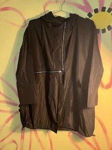 Sun Kim- Brown Asymmetrical Lightweight Zip Front- Stylish Rain Jacket- Travel - Picture 1 of 7