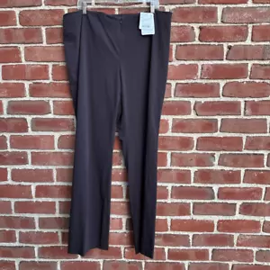 Doncaster Collection Women's Flat Front Dress Pants Brown Size 18M NWT - Picture 1 of 6