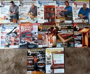 WOODWORKER'S JOURNAL - Twelve (12) Issues from 2005-2006, 2011 - LOT #4 - Picture 1 of 4