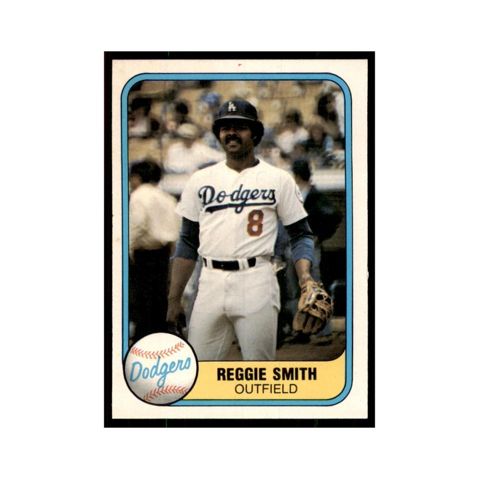 1981 Fleer Reggie Smith Baseball Cards #111 - Image 1 of 3