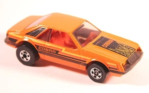 Hotwheels 1981 Rare 3-Pac Turbo Mustang in Orange, Hong Kong 1125 ~ Minty! - Picture 1 of 6