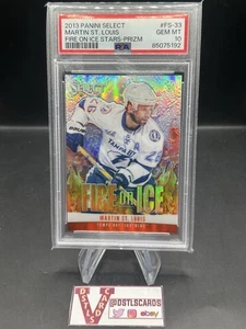 2013 Panini Select - MARTIN ST. LOUIS FIRE ON ICE /25 PSA 10 POP 1 #FS-33 TBL - Foto 1 di 2