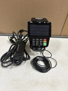 PAX A30 PIN PAD CREDIT CARD POS TERMINAL  w/ Swivel Stand, Power Cord, - Picture 1 of 7