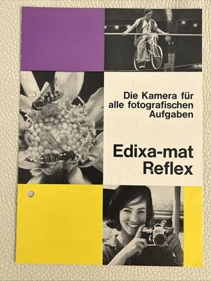 Wirgin Edixa-mat Reflex  - Broschüre 8 Seiten von 1/63 - Bild 1 von 2
