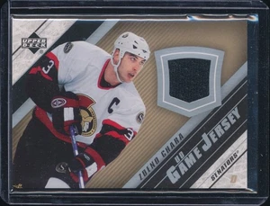 2005-06 Upper Deck Series 2 UD Game Jersey #J2-ZC Zdeno Chara - Senators swatch - Bild 1 von 4