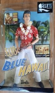 Elvis In Blue Hawaii Ken Puppe Barbie Collector Pink Label - Bild 1 von 6