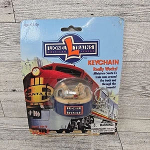 Lionel Trains Keychain Mini Santa Fe Moving Train 591-0 Basic Fun NEW 1999 - Picture 1 of 5