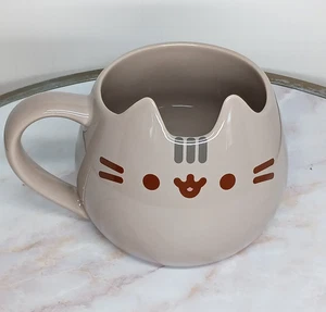 Tazza da tè caffè in ceramica scolpita Pusheen il gatto il nostro nome è fango 16 oz - Foto 1 di 8