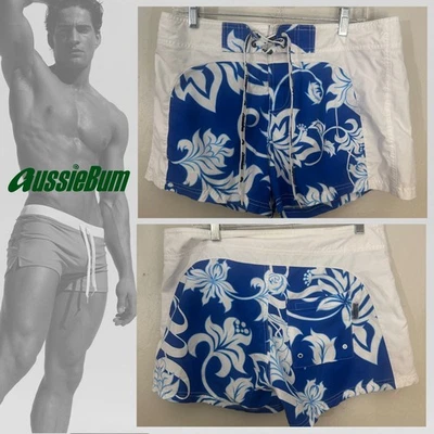 Aussiebum Swim Trunks Large 3.5" inseam Gently worn 100% polyester - Image 1 of 4