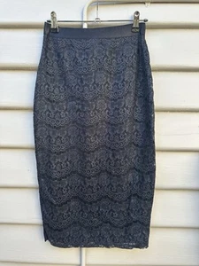BNWT NEW Supre Black Lace Midi Skirt - Picture 1 of 7