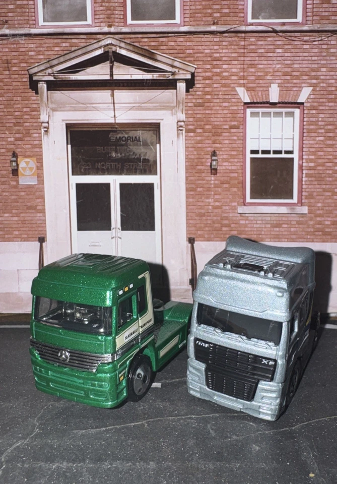 Lot Of 2 DAF HF 95 Space Cab City Action New Loose Fresh From Package Diecast - Image 1 of 4