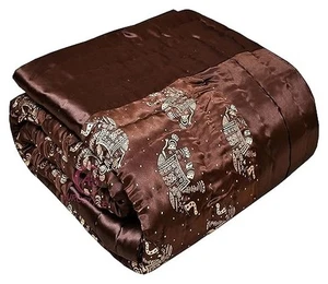 Handmade Silk Cotton Soft Jaipuri Razai Double Bed Quilt Ac Blanket 85X10 inch - Picture 1 of 5