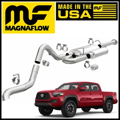 Sistema de escape MagnaFlow Overland Cat-Back para Toyota Tacoma 2016-2023 3,5 L Foto 1 de 4